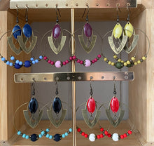 Charger l&#39;image dans la galerie, Boucles d&#39;oreilles Lola - Créoles et navettes