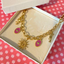 Charger l'image dans la galerie, Collier Pipa - Flamant et cacatoès