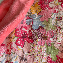 Charger l&#39;image dans la galerie, Snood double tour ultra douillet- Liberty Mauvey Grenade