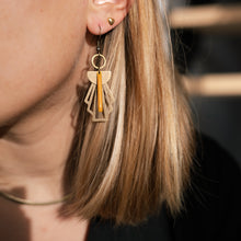 Charger l'image dans la galerie, Boucles d’oreilles Andréa - Eventail rétro