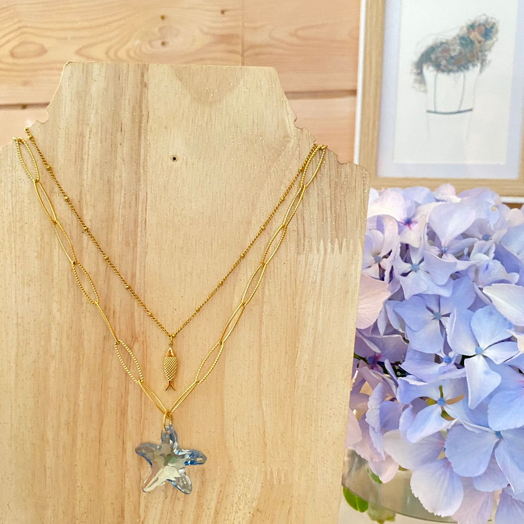 Collier Lola étoile de mer swarovski