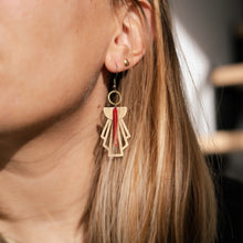 Charger l'image dans la galerie, Boucles d’oreilles Andréa - Eventail rétro