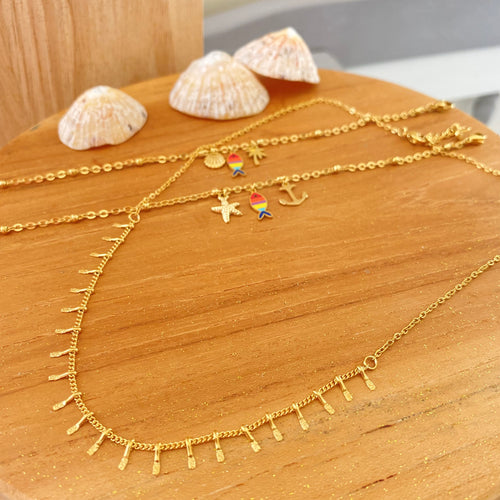 Collier Martha chaine batonnets sticks