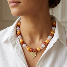 Charger l'image dans la galerie, Collier Alicia - perles cylindriques