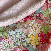 Charger l&#39;image dans la galerie, Snood double tour ultra douillet- Liberty Mauvey Grenade