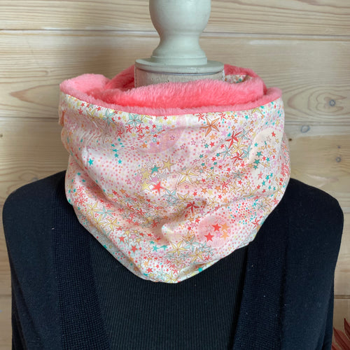 Snood double tour ultra douillet- Liberty Adelajda Soleil
