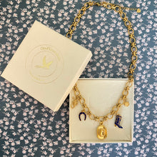 Charger l'image dans la galerie, Collier Tatiana cowgirl chapeau Stetson bleu