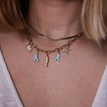 Charger l'image dans la galerie, Collier Livia inox corail turquoise vert mint 