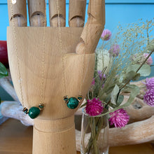 Charger l&#39;image dans la galerie, Collier Amanda malachite 