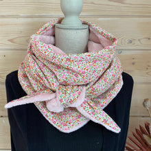 Charger l&#39;image dans la galerie, Chèche/Foulard ultra moelleux- Liberty Hannah rose