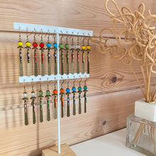 Charger l&#39;image dans la galerie, Boucles d&#39;oreilles Azia - Perle verre et Miyukis Delicas