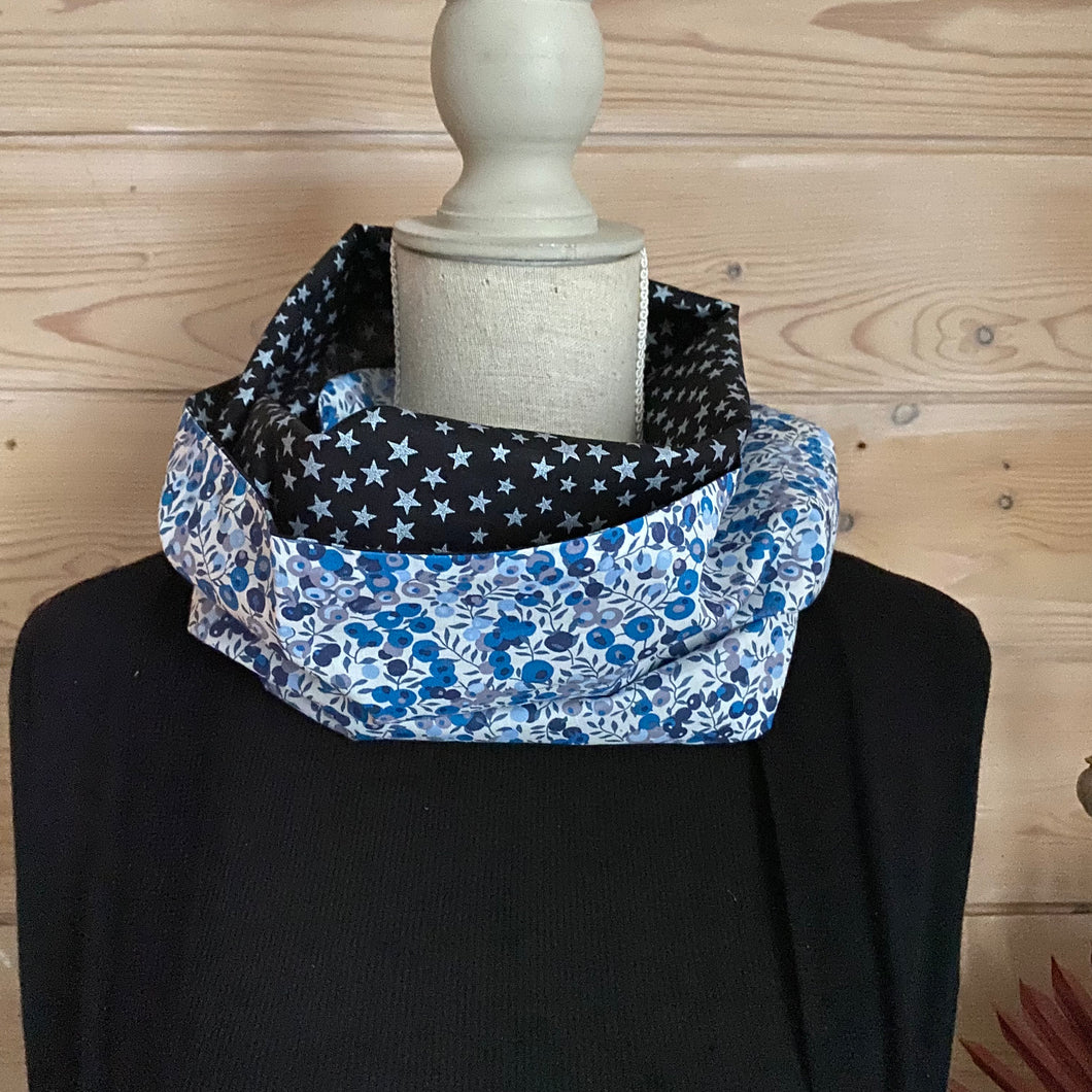 Snood double tour - Liberty Wiltshire Curaçao