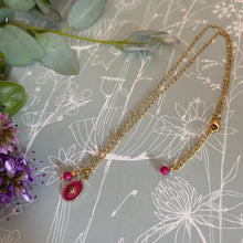 Charger l&#39;image dans la galerie, Collier Lya fushia