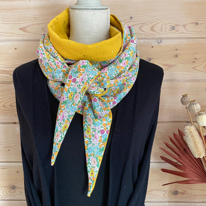 Chèche/Foulard - Liberty Poppy Forest