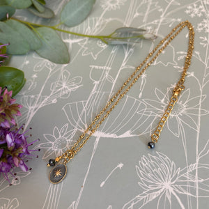 Collier Lya gris