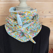 Charger l&#39;image dans la galerie, Chèche/Foulard enfant ultra moelleux - Liberty Poppy Forest