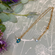 Charger l&#39;image dans la galerie, Collier Lya turquoise foncé