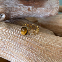 Charger l&#39;image dans la galerie, Bague Ornella oeil de tigre