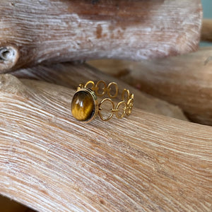 Bague Ornella oeil de tigre