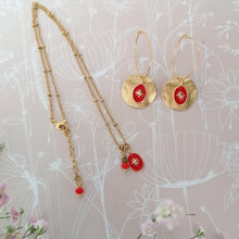 Charger l&#39;image dans la galerie, Collier Lya rouge