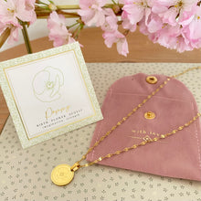 Charger l&#39;image dans la galerie, Collier Paloma - Fleur de naissance aout