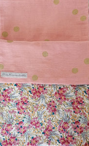 Foulard Liberty rose - Gin'Hirondelle